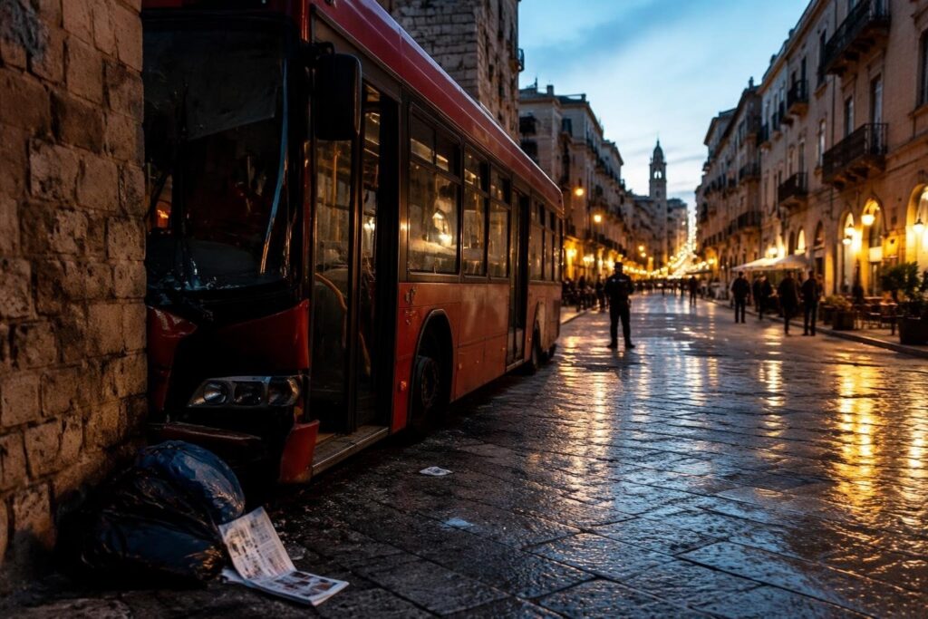 Bari: donna blocca autobus in via Salvemini, interviene la Polizia