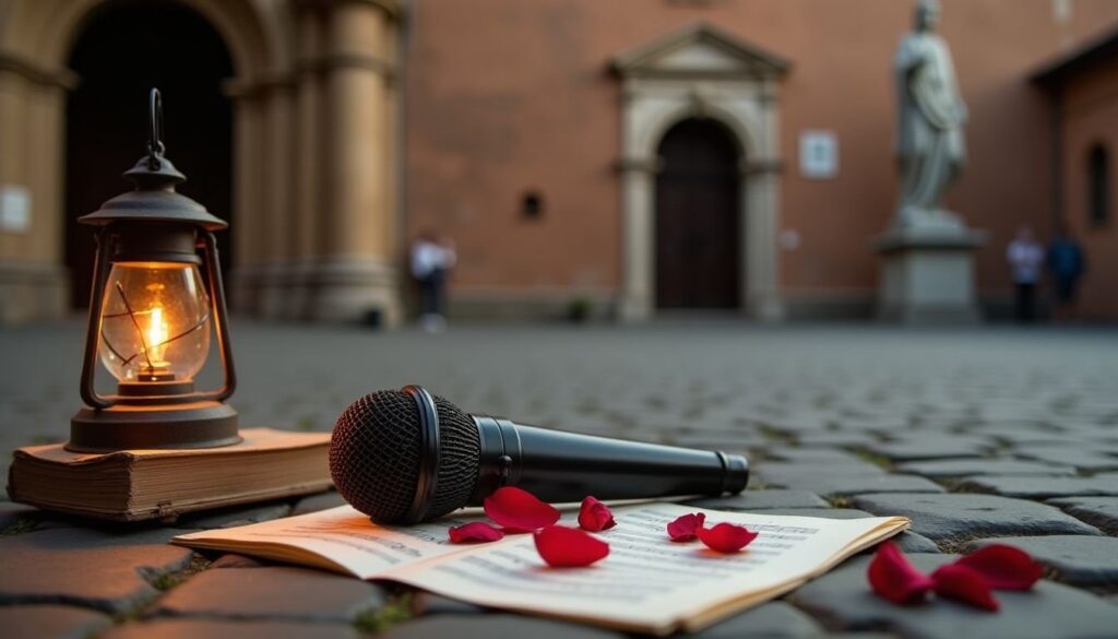 Il cantante Alfa dedica una canzone agli sposi in uscita dalla Cattedrale di Bari