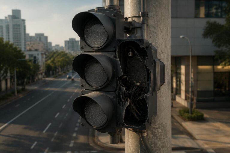 Riparazione semaforo via Berlinguer: cause e soluzioni per gli impianti obsoleti