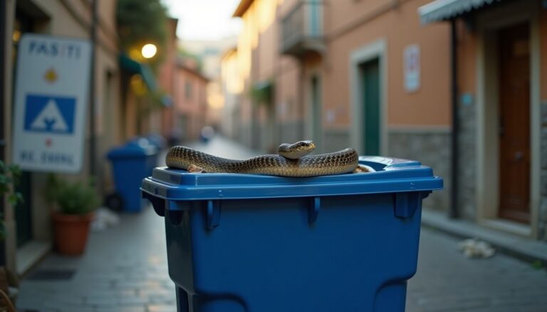 Serpente trovato in una pattumiera a Noicattaro: scopri la specie e il suo ruolo nell’ecosistema