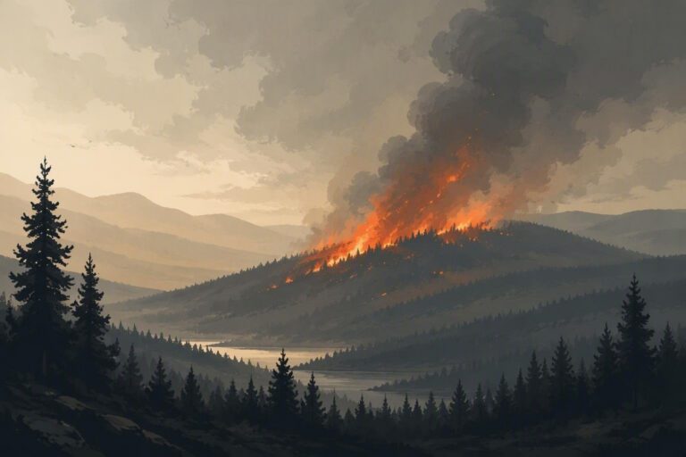 Incendio boschivo rilevato a 37,7 km da Bari