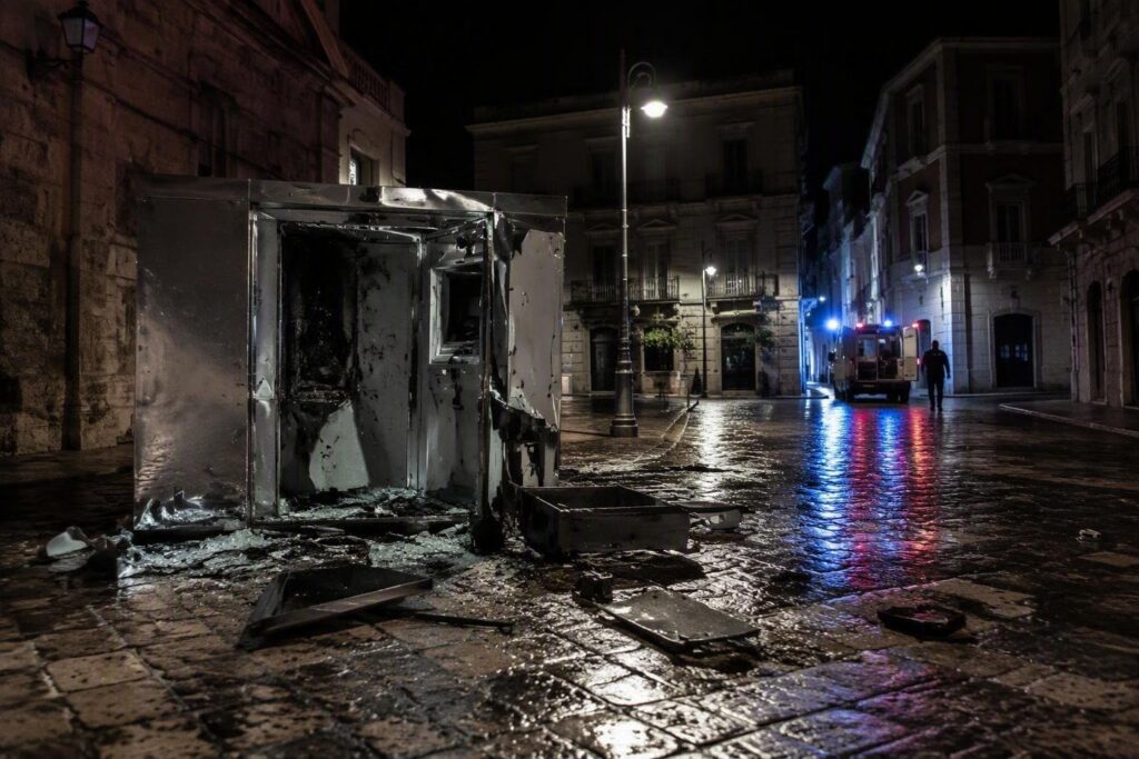 Assalti ai bancomat in Puglia: la tecnica della marmotta colpisce ancora