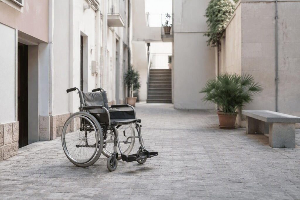 Carrozzina rubata a disabile: la solidarietà di Cellamare e il gesto del ladro