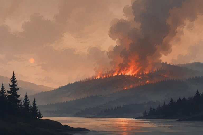 Incendio boschivo rilevato a 50 km da Bari
