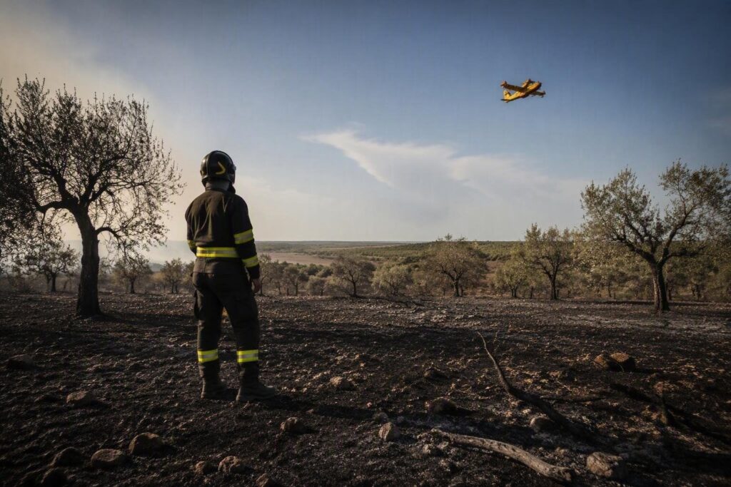 Incendi in Puglia: il dramma ambientale e l’intervento dei nuovi aerei antincendio