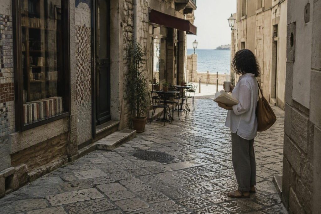Itinerari slow a Bari tra librerie indipendenti, caffè storici e mare