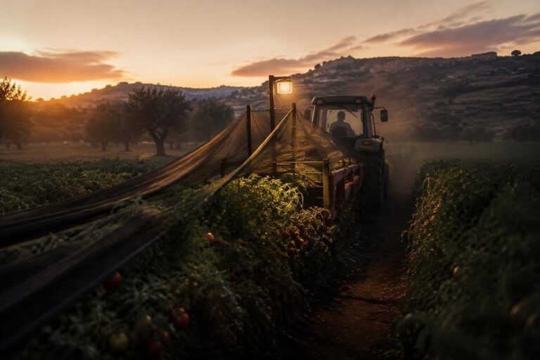 Puglia: come gli agricoltori proteggono i pomodori dal sole rovente