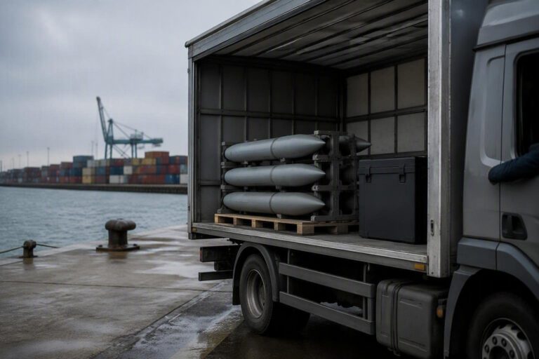 Sequestrati tre missili da guerra nel furgone di un camionista francese a Bari