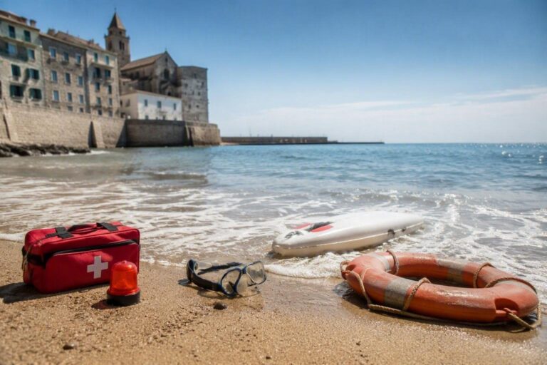 Soccorso in spiaggia a Bisceglie: come Baywatch ha salvato un anziano