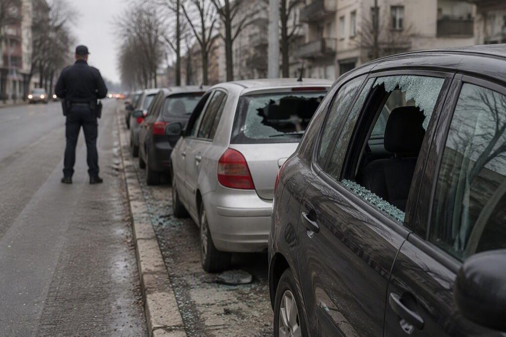 Bari, uomo distrugge vetri di auto con pietre: intervento della Polizia Locale