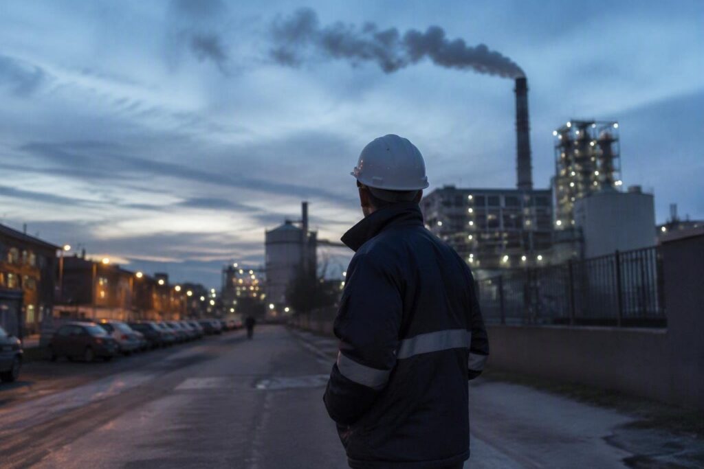 Episodio di fumo visibile dallo stabilimento Buzzi a Barletta: le domande aperte