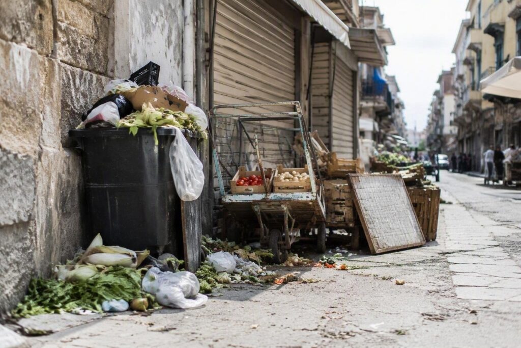 Mercato di Via San Martino: denuncia per rifiuti e mancanza di servizi