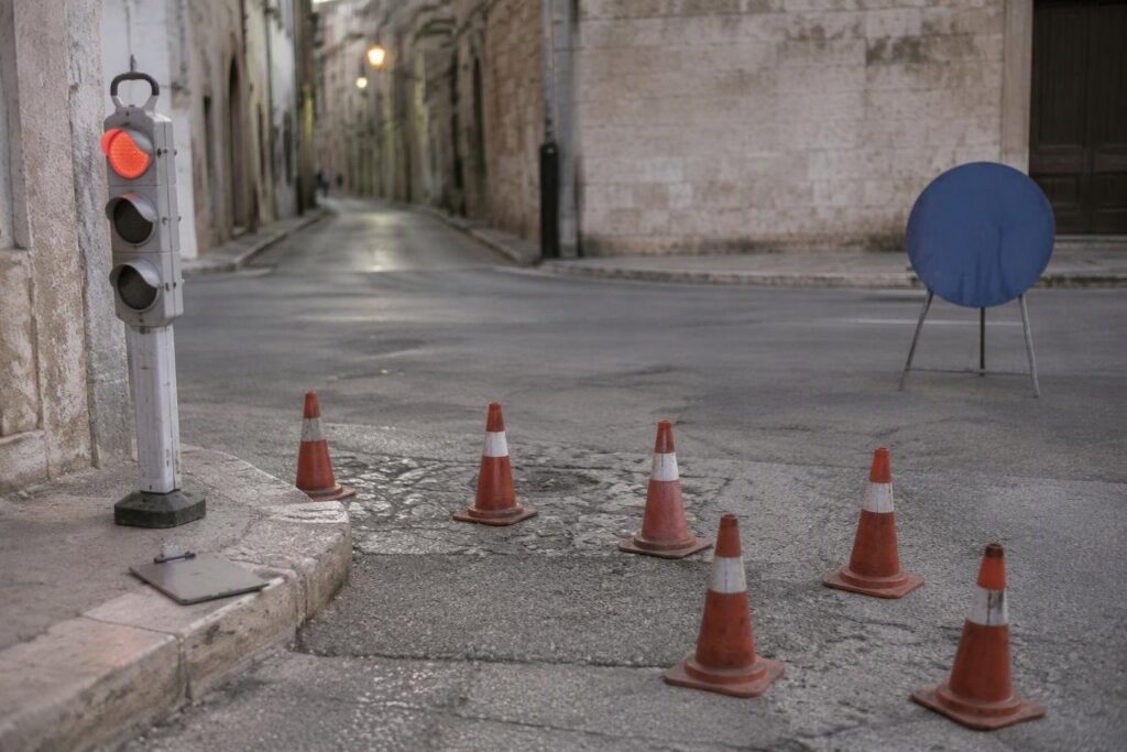 Molfetta: blocchi su Corso Umberto I e Via Galileo Galilei