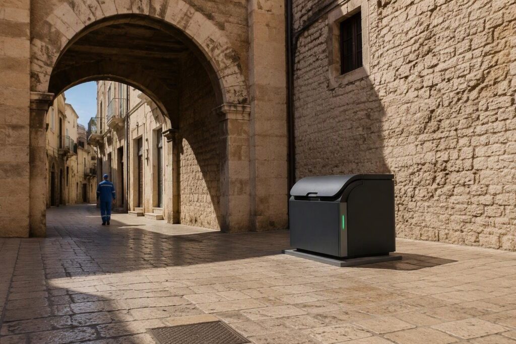 Bari al 49% di differenziata: cassonetti intelligenti e porta a porta