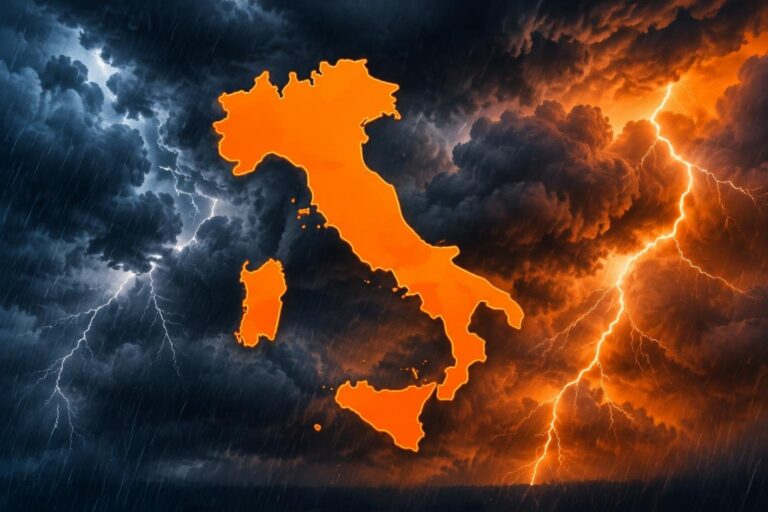 Allerta arancione per temporali su Bari