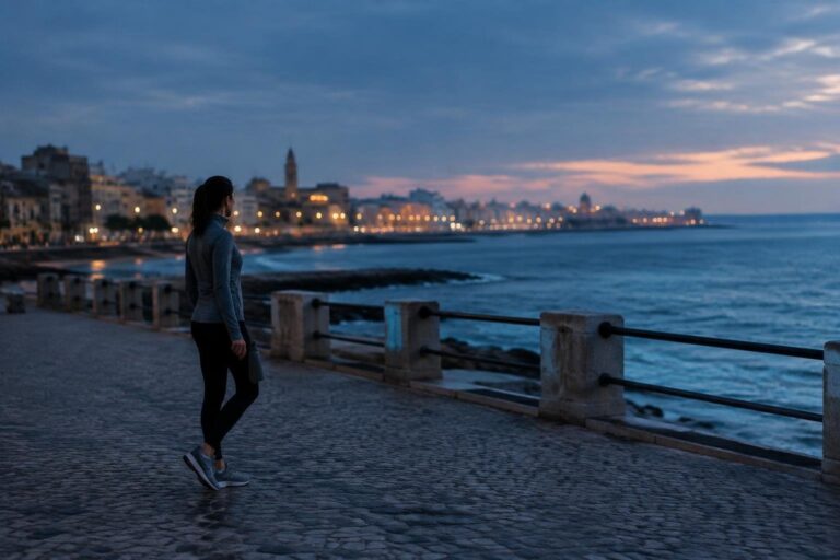 Lungomare di Bari: percorsi, stretching e sicurezza