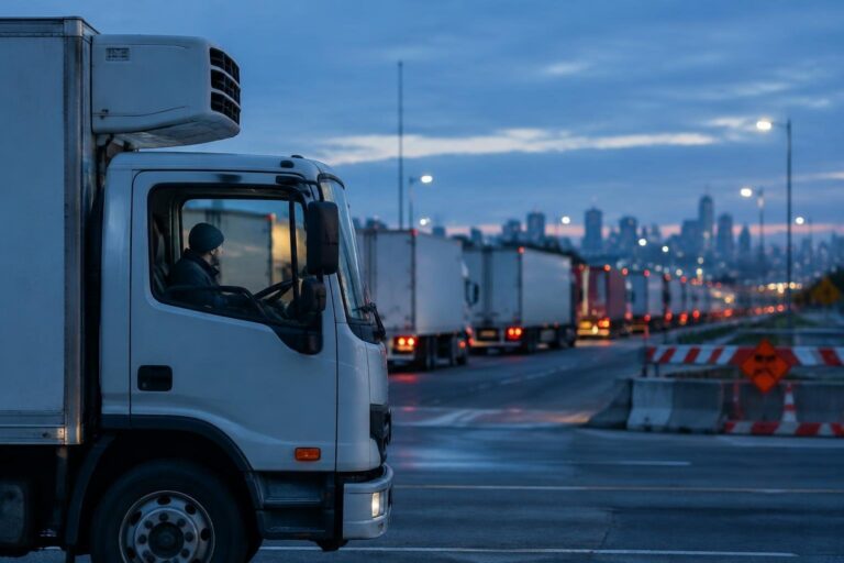 Prodotti freschi bloccati per le proteste degli autotrasportatori