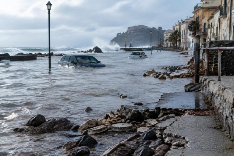 Tempeste estreme: allagamenti a Lipari, Calabria e nelle zone di Roma