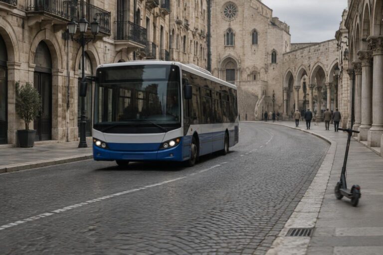 Tragica collisione tra bus e monopattino nel centro di Bari