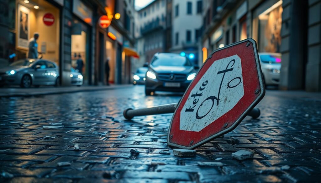 Sradica un palo della segnaletica e viene arrestato: rimpatrio deciso dalla Questura
