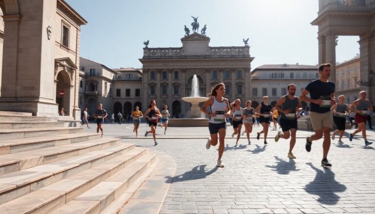 150 runner affrontano il caldo estivo in una gara podistica