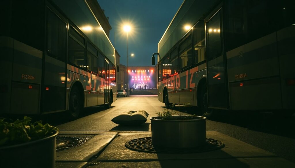 Donna schiacciata tra due autobus dopo il concerto di Max Pezzali
