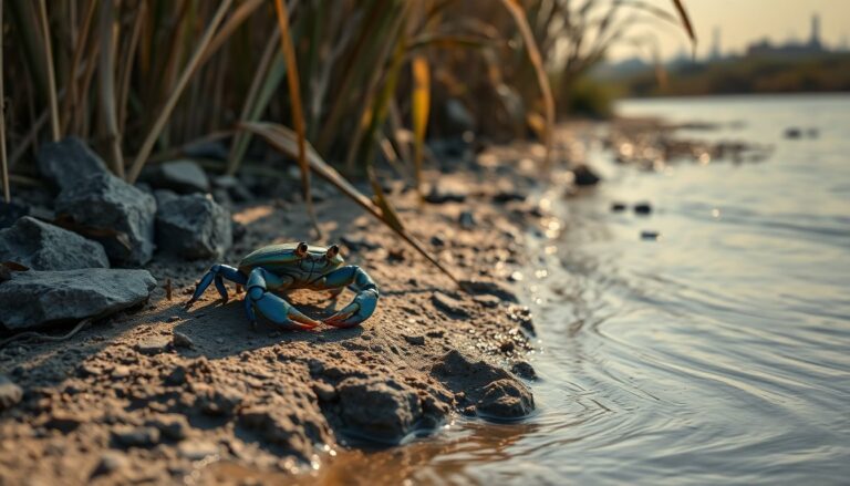 Granchio blu abbandona il mare: la crisi dell’ossigeno nel fiume Po