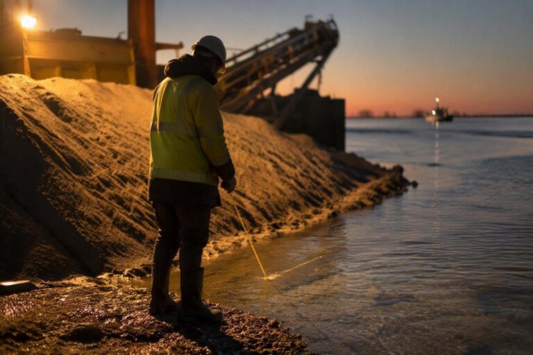 Escavo del canale nella Sacca di Goro: 13.600 metri cubi di sedimenti rimossi