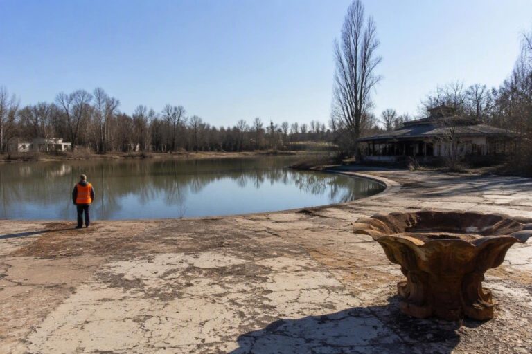 Imola: il parco delle Acque Minerali tra roditori e alberi secchi