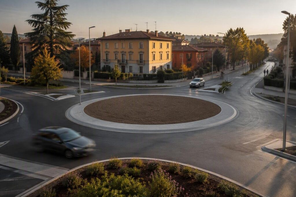 Nuova rotatoria a Castel San Pietro: migliorata la viabilità e la sicurezza
