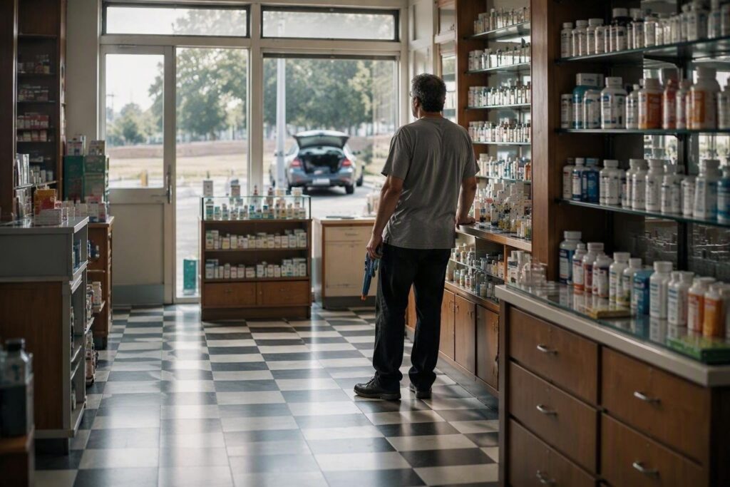 Rapine a farmacie a Rimini: arrestato padre che lasciava il figlio in auto