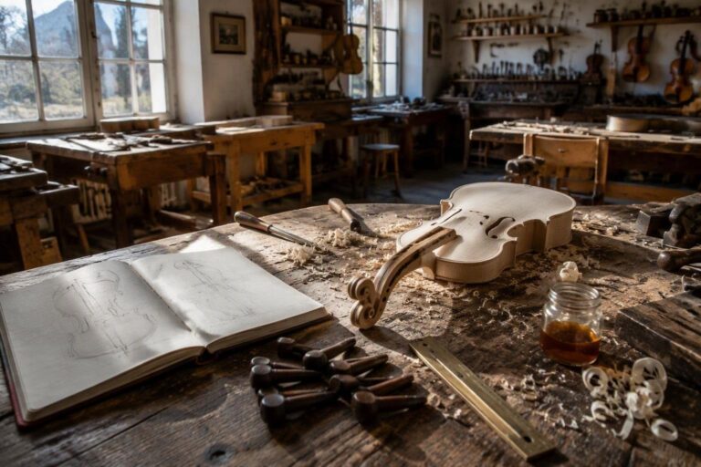 Ansaldo Poggi, lo Stradivari del Novecento, nella bottega di Medicina