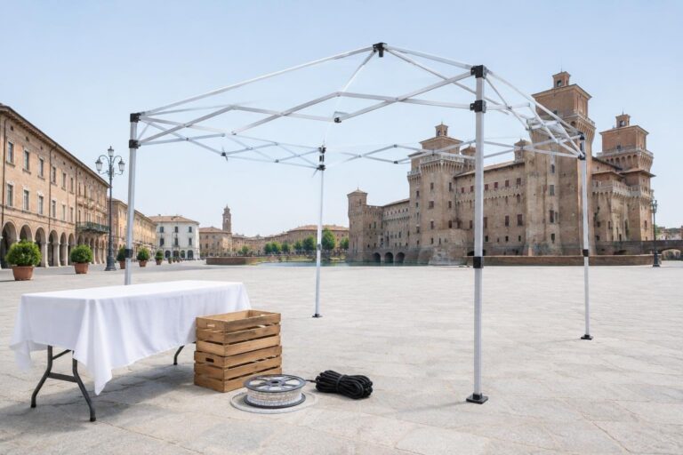 Guida pratica alle scelte di gazebo per eventi ferraresi