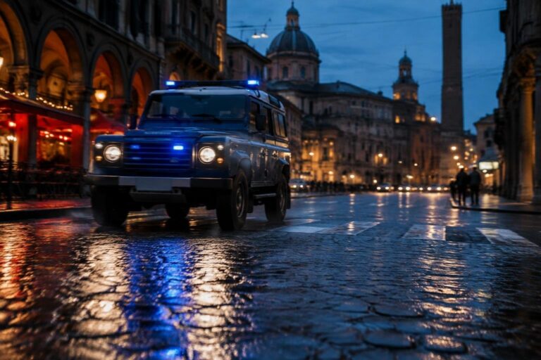 Incidente in centro: due signore colpite da un Defender della polizia