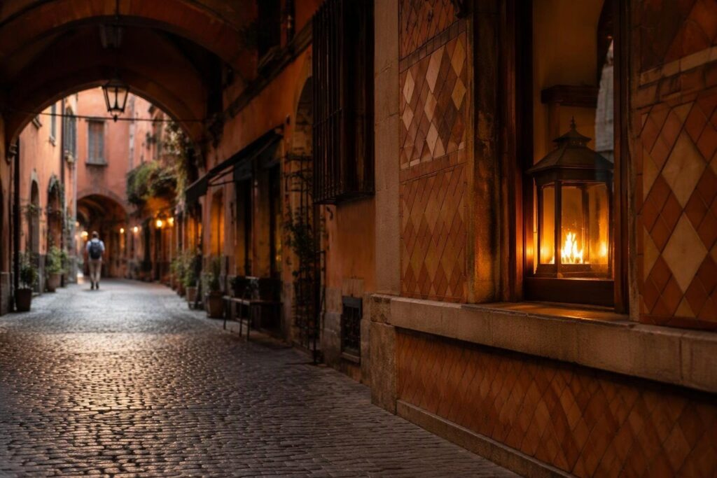 Itinerari lenti a Bologna tra portici, parchi e osterie