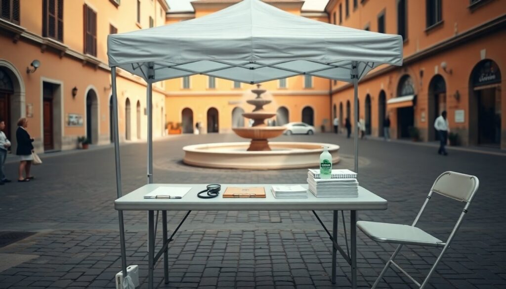 Consultorio in piazza a Campobasso: screening e prevenzione per tutti