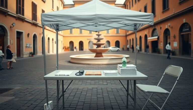 Consultorio in piazza a Campobasso: screening e prevenzione per tutti