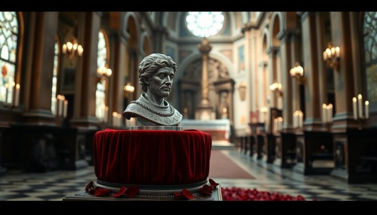 Ritorno a Roma del busto di Sant’Adamo: 140 anni dalla benedizione