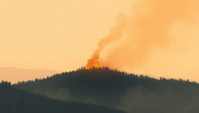 Incendio boschivo rilevato a 68 km da Campobasso