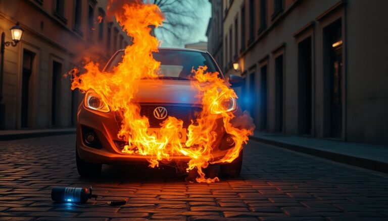 Auto in fiamme a Palata: l’intervento tempestivo dei Vigili del Fuoco