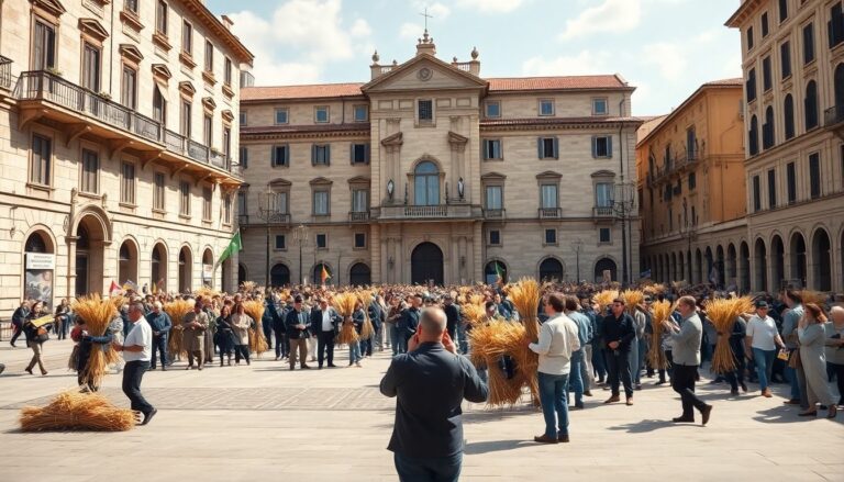 Coldiretti in piazza a Campobasso: proteste per prezzi del grano e crollo dell’olio evo