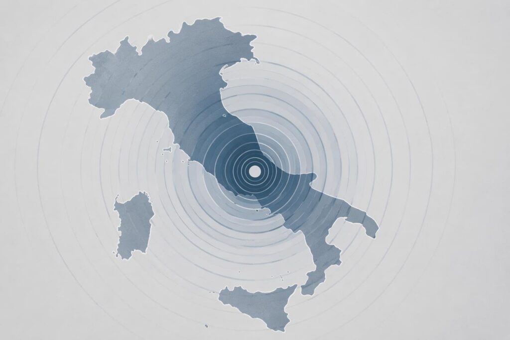 Terremoto di magnitudo 4.1 a Pizzone, epicentro a 55.2 km da Campobasso
