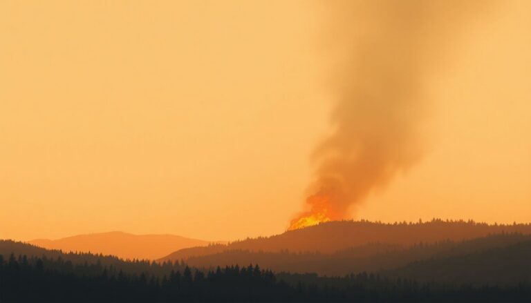 Incendio boschivo rilevato a 78 km da Campobasso