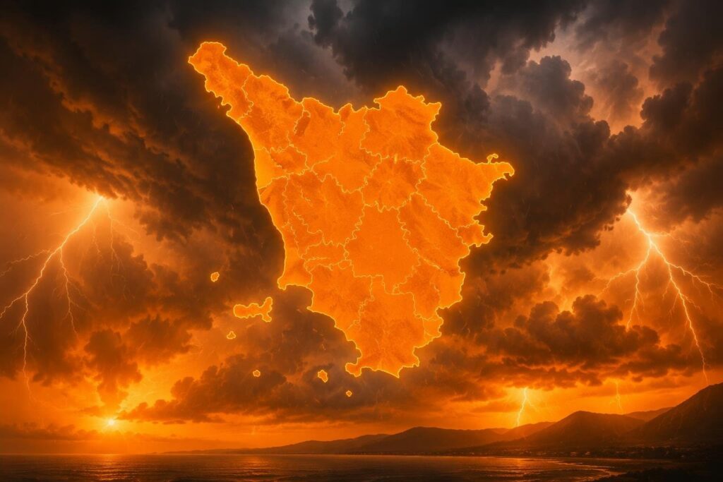 Allerta meteo arancione per temporali su Campobasso