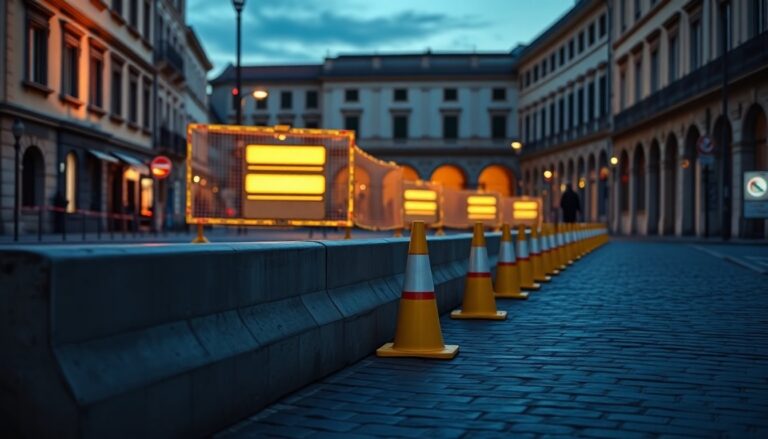 Lavori di rifacimento segnaletica stradale: date e zone interessate