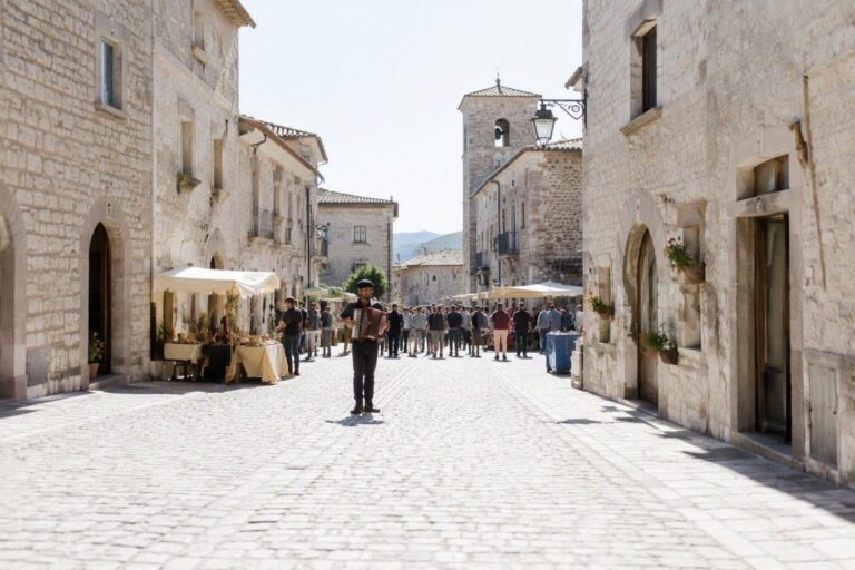 Artisti da Italia e Argentina animano Castel del Giudice con spettacoli di strada e musica balcanica