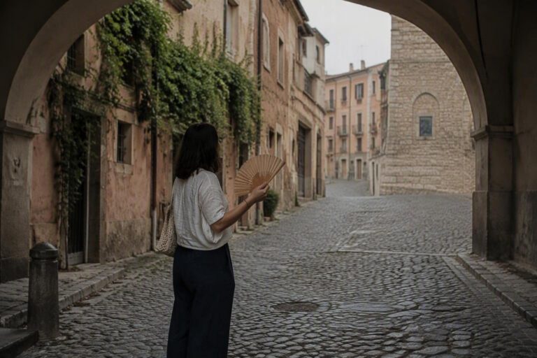 Come restare freschi a Campobasso con ventagli, tessuti e luoghi ombreggiati