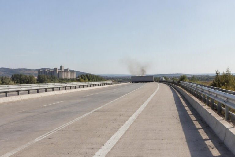 Incendio camion A14: autista salva trattore e scongiura disastro