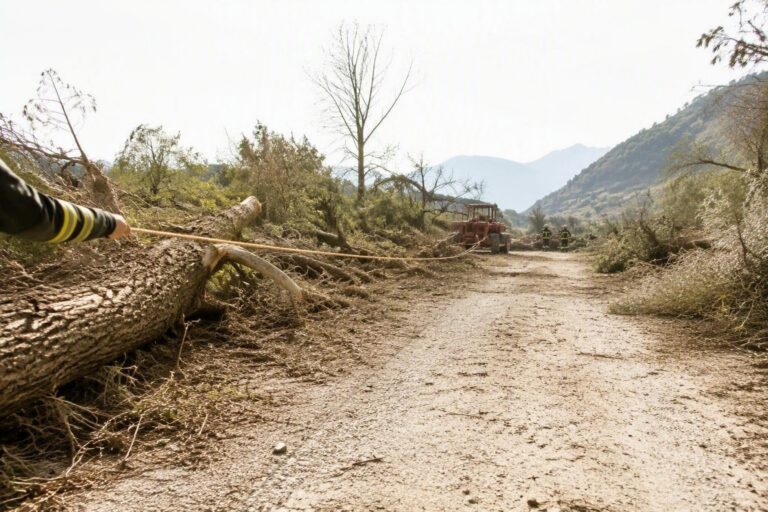 Maltempo in Molise: la furia del vento abbatte alberi e blocca strade
