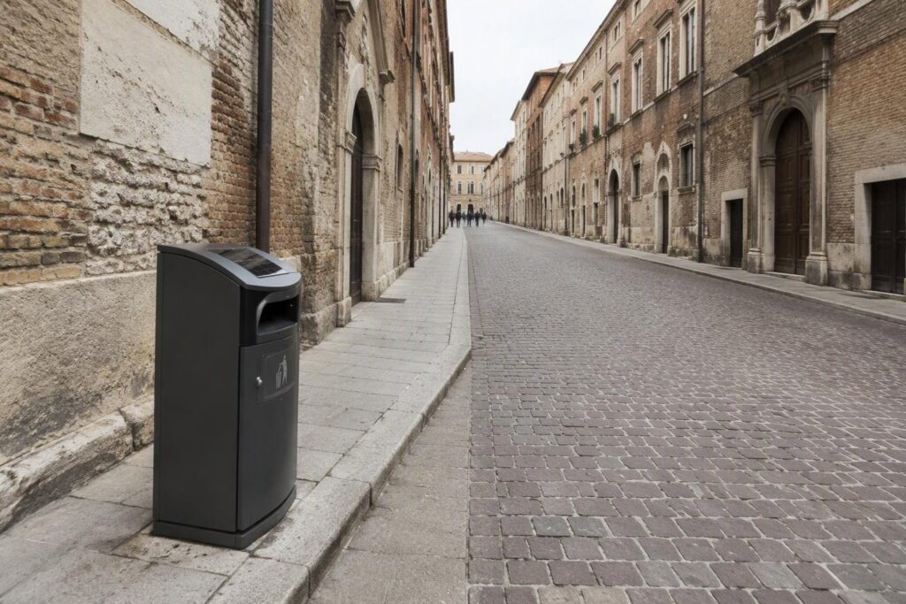 160 nuovi cestini solari per la raccolta differenziata a Campobasso